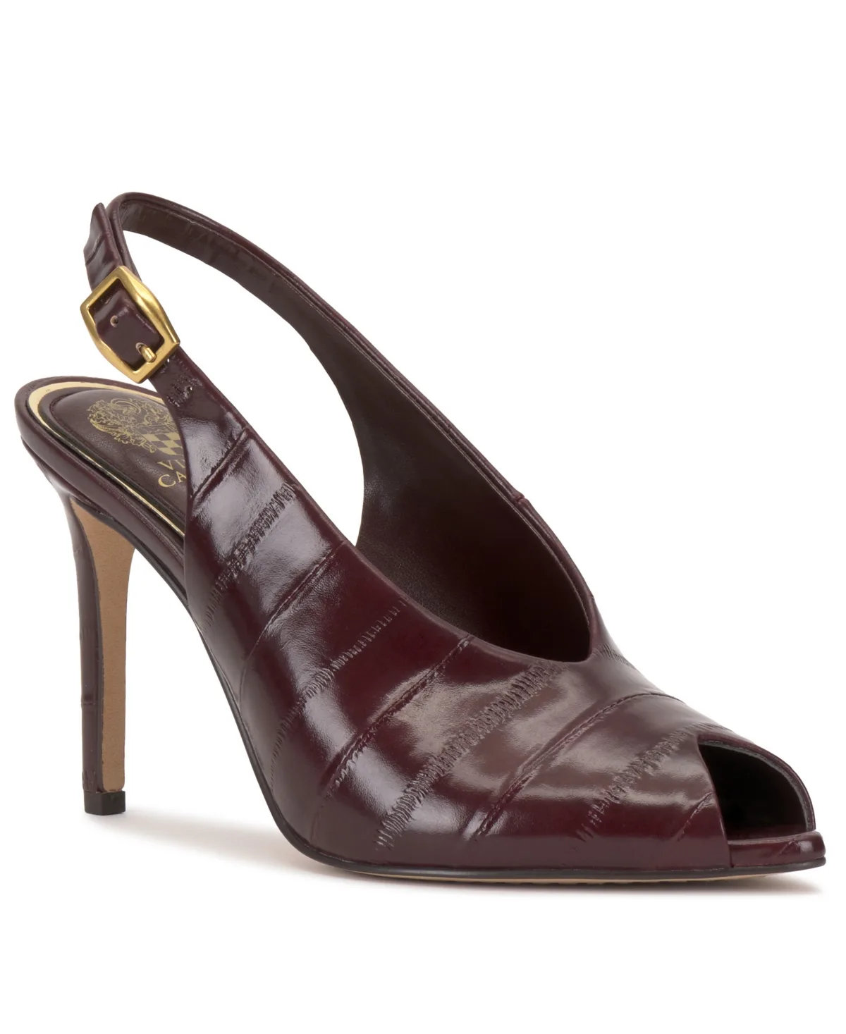 Helenza Peep-Toe Slingback Pumps by Vince Camuto