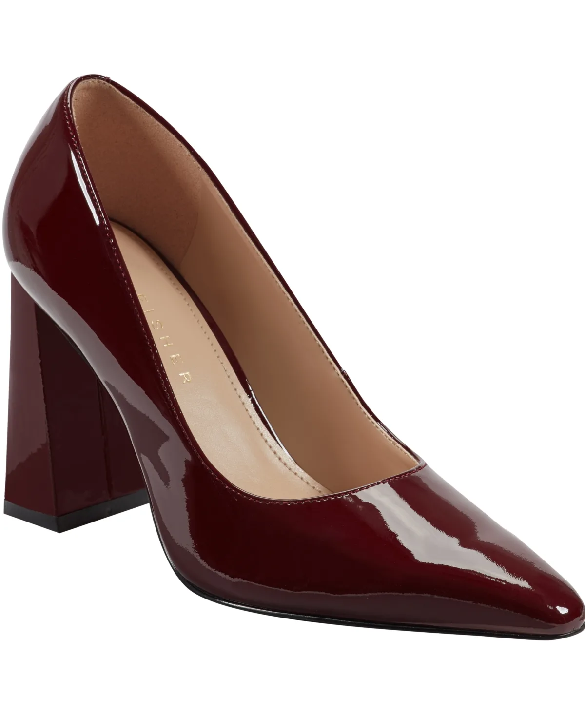 Minny Tapered Block Heel Pumps