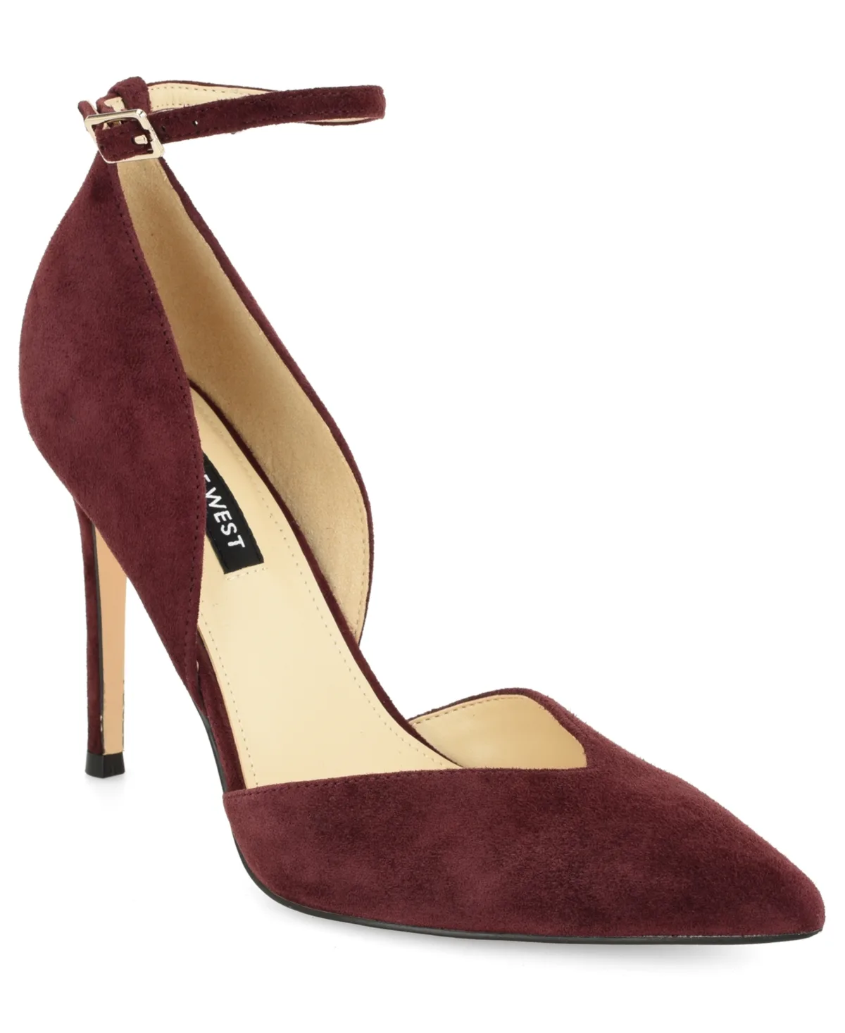 Frendy Suede D'orsay Stiletto Pumps
