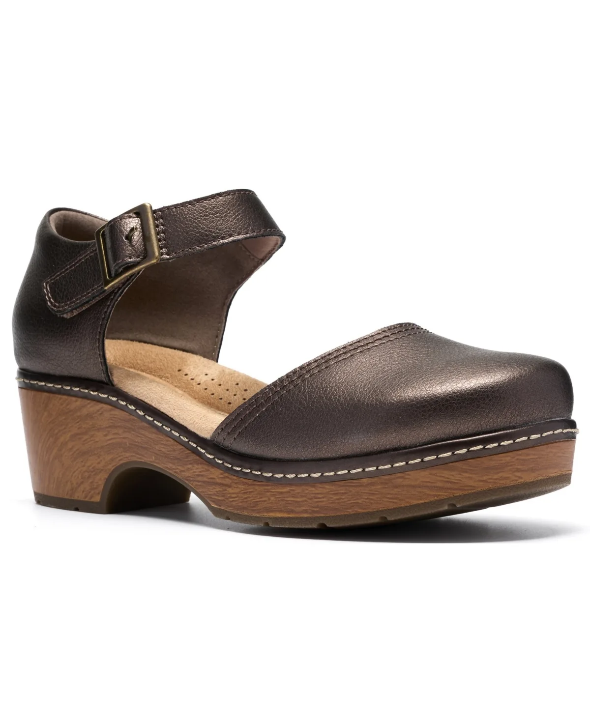 Paizlee Leah Buckle Clogs by Clarks