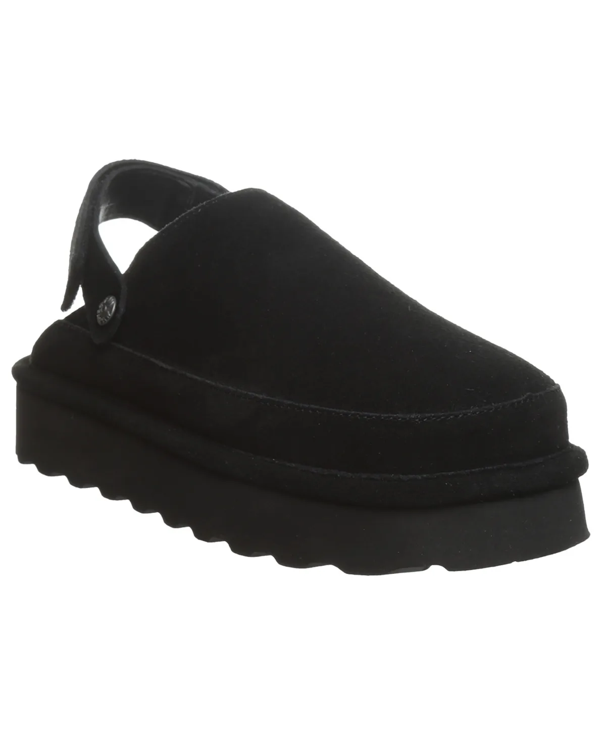 Brooke Platform Suede Slip-On Clogs