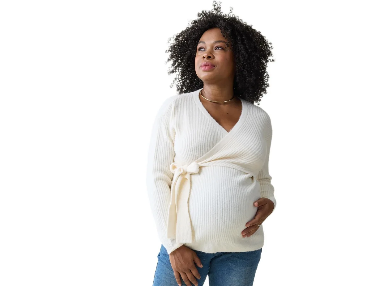 Ingrid + Isabel Side Tie Nursing Sweater by Ingrid + Isabel