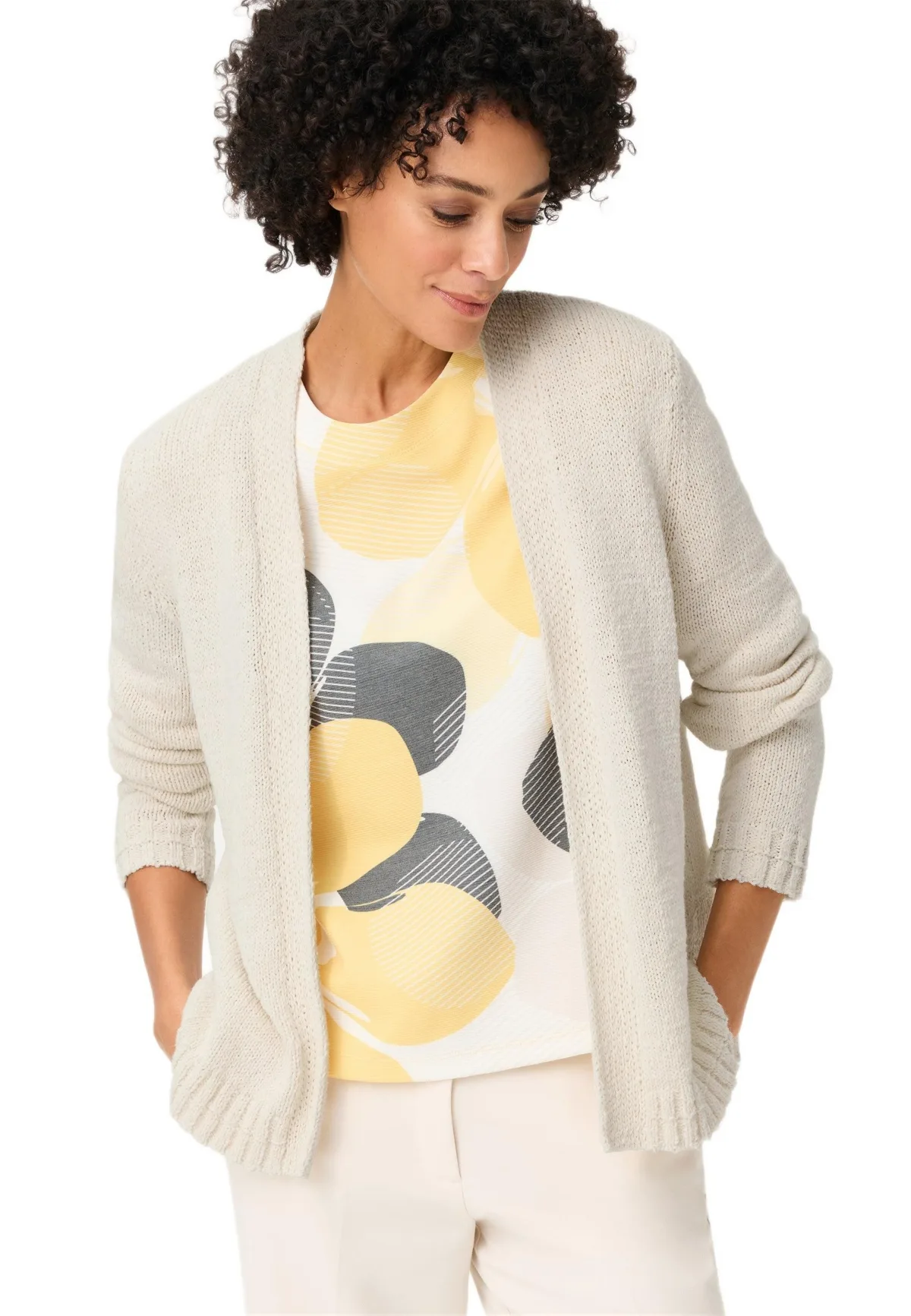 Open Front Cardigan by Olsen