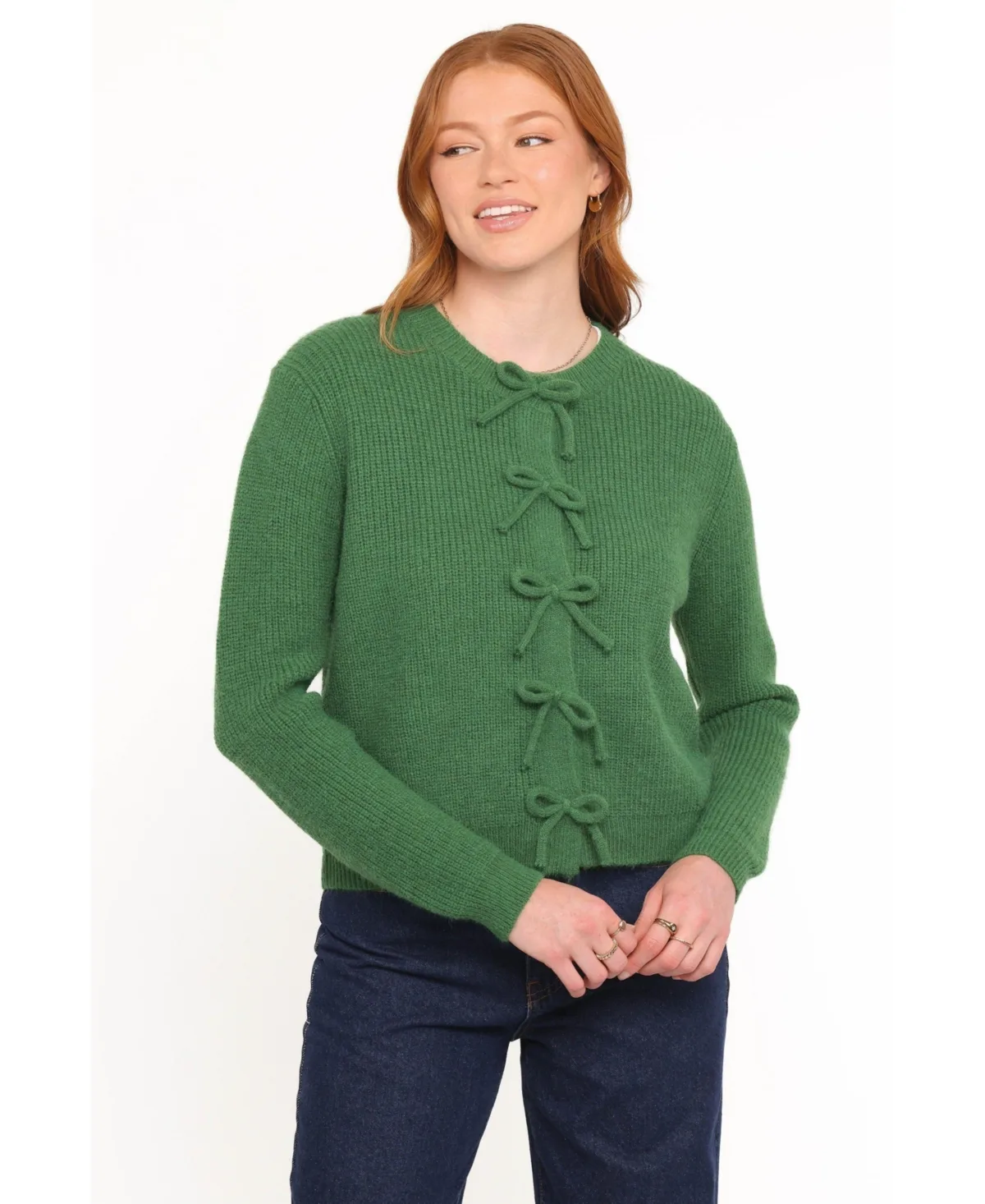 Wilde Bow Front Cardigan by Petal And Pup