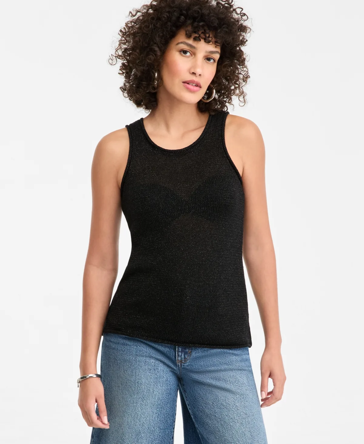 Metallic Sweater Tank by I.n.c. International Concepts