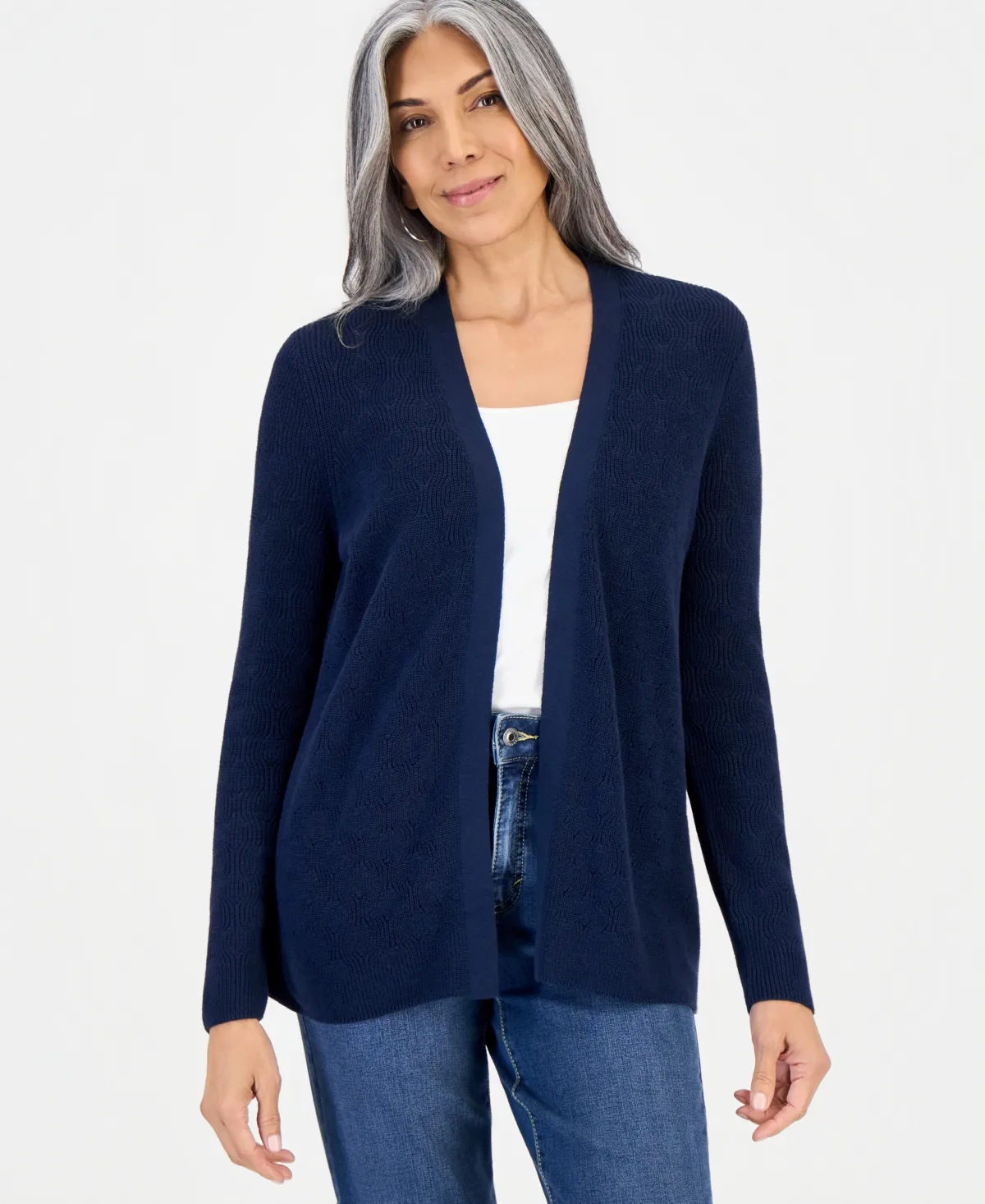 Open Stitch Cardigan