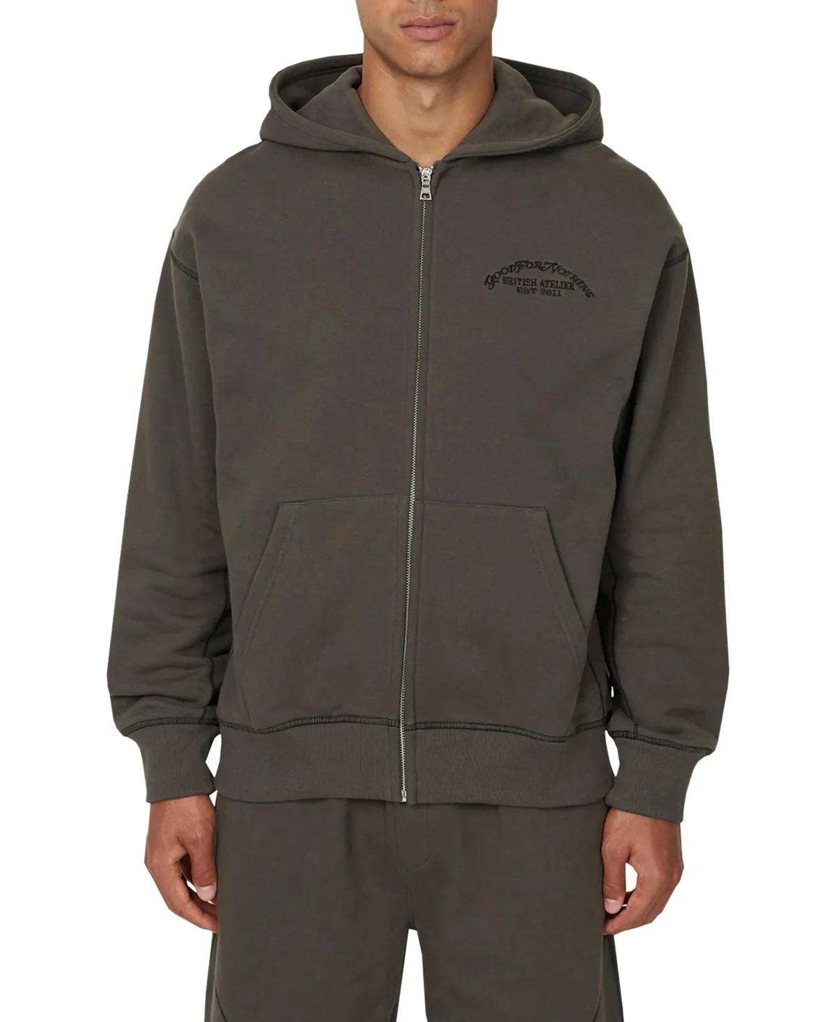 Coverlock Vintage Zip Hoodie by Good For Nothing