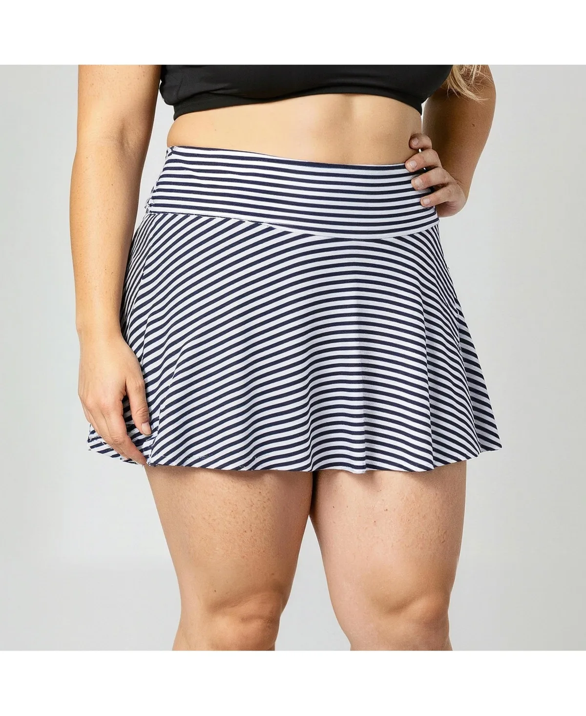 Flowy Swim Skirt with Attached Shorts by Calypsa