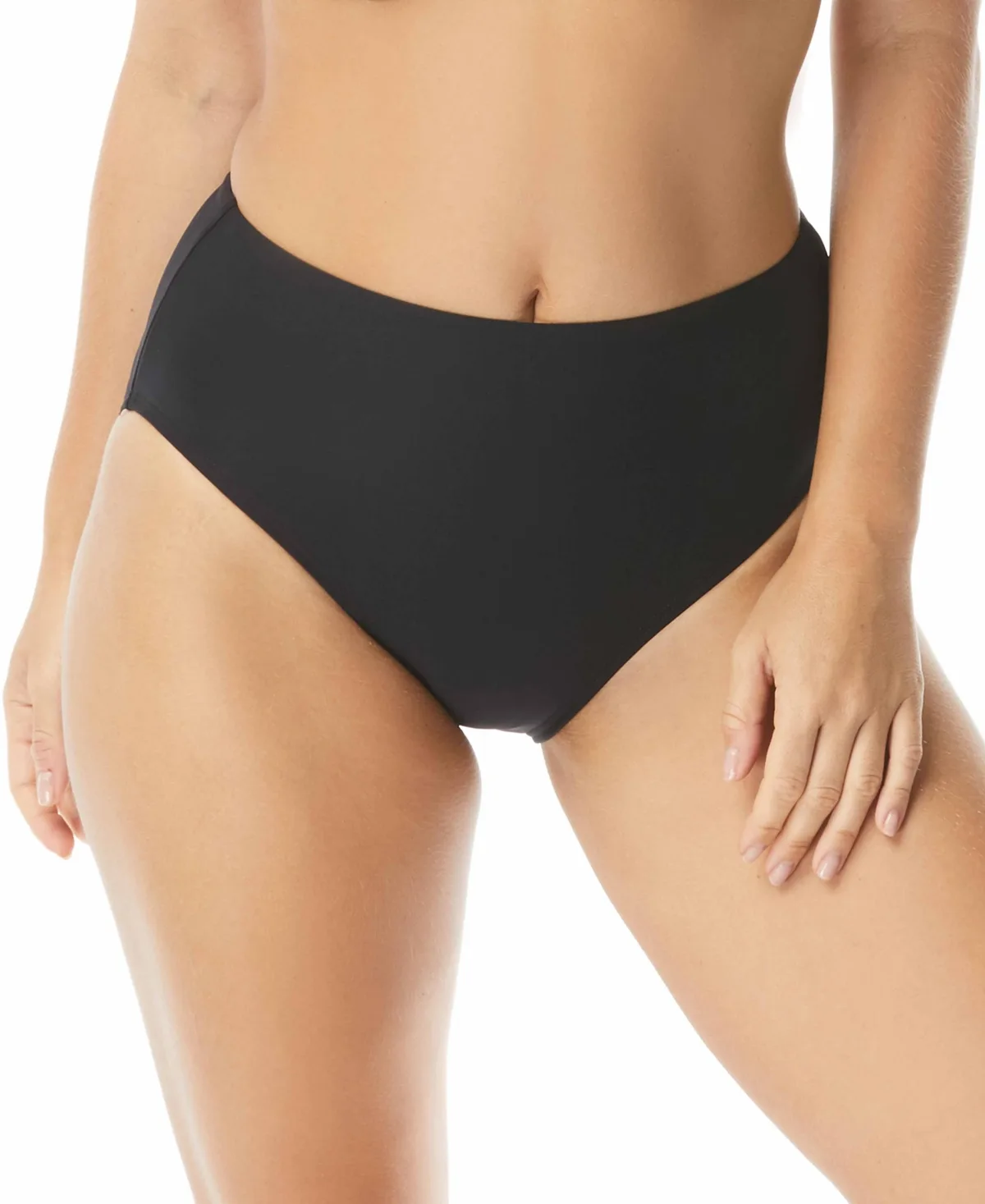Contours High-Waist Bikini Bottoms by Coco Reef