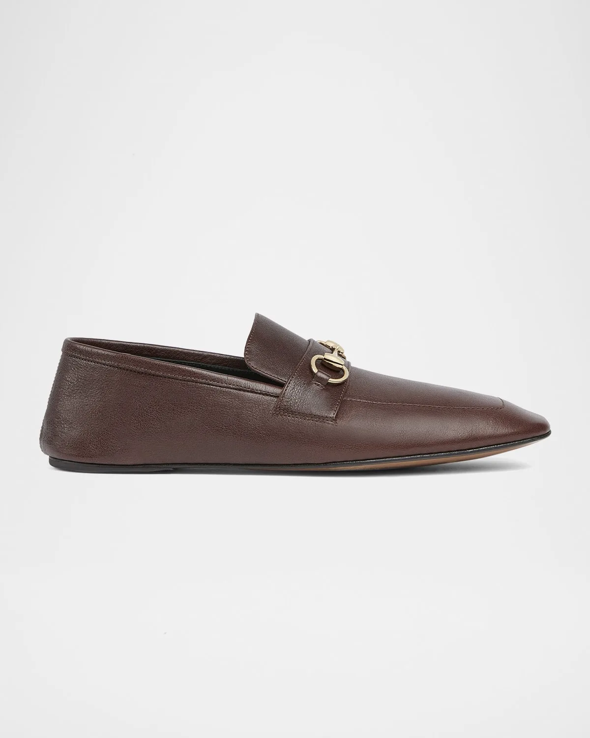La Famiglia Leather Horsebit Loafers