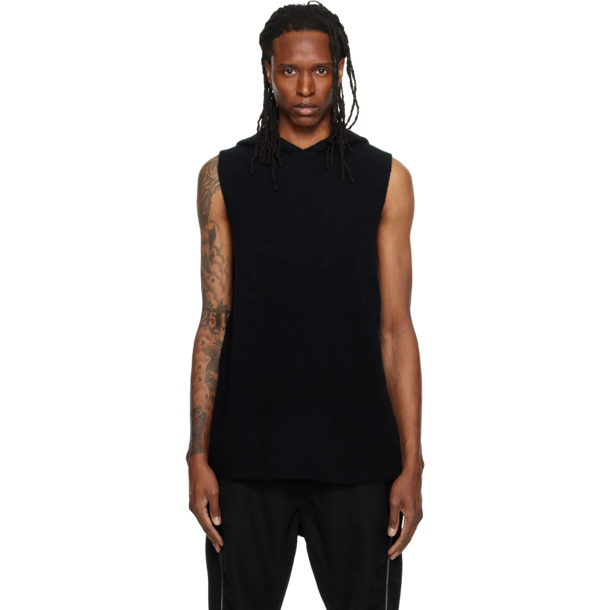 Tower Tank Hoodie by Rick Owens