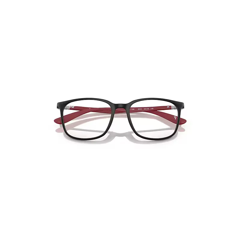 Rb7199 Optics Liteforce Eyeglasses Sand Red Frame Clear Lenses Polarized by Ray-Ban
