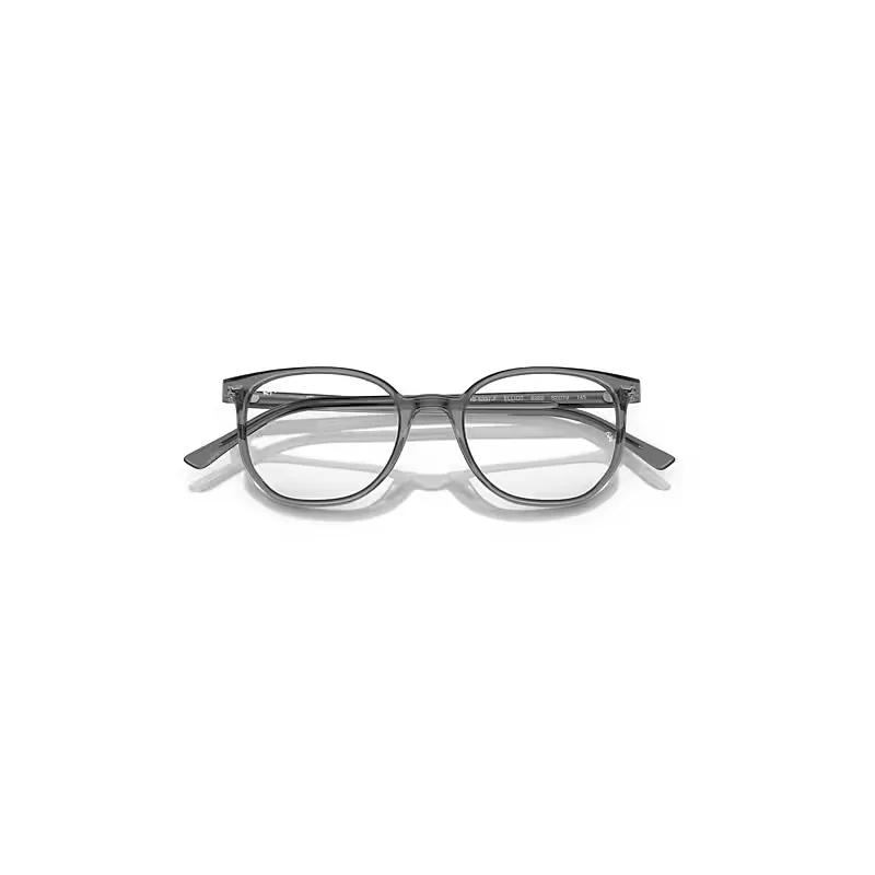 Elliot Optics Eyeglasses Transparent Grey Frame Clear Lenses Polarized by Ray-Ban