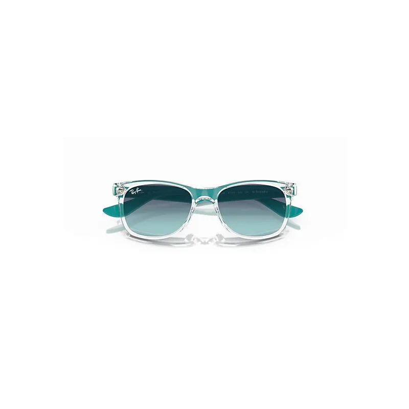 New Wayfarer the Little Mermaid Sunglasses Teal & White Mermaid Frame Blue Lenses by Ray-Ban