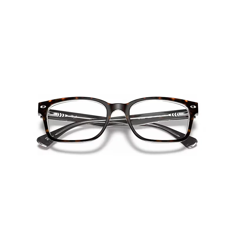 Rb5286 Optics Eyeglasses Tortoise Frame Clear Lenses by Ray-Ban