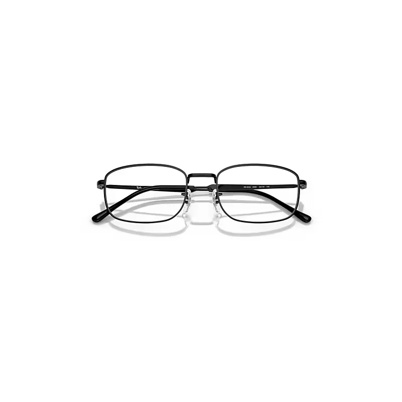 Rb6533 Optics Eyeglasses Black Frame Clear Lenses Polarized by Ray-Ban