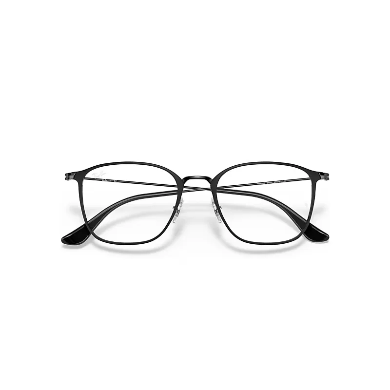Rb6466 Optics Eyeglasses Black Frame Clear Lenses by Ray-Ban