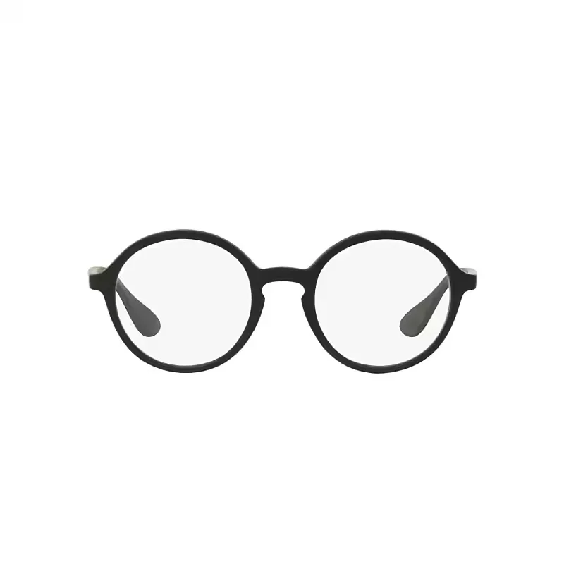 Rb7075 Eyeglasses Black Frame Clear Lenses Polarized by Ray-Ban