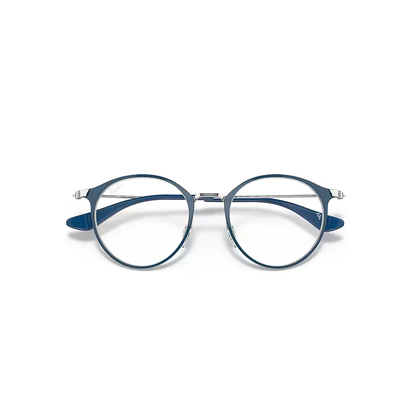 Rb1053 Optics Eyeglasses Silver Frame Clear Lenses Polarized by Ray-Ban