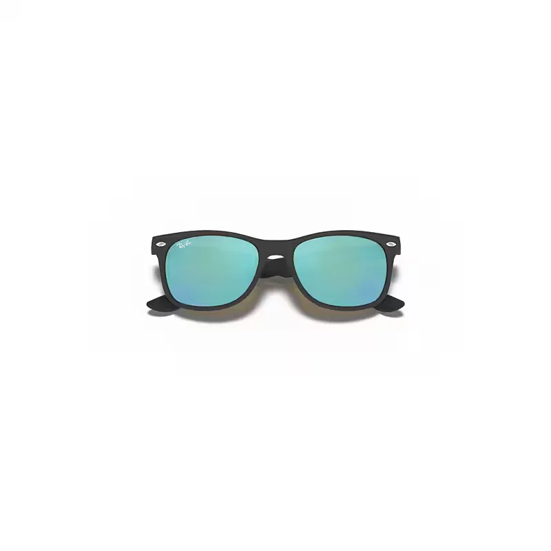 New Wayfarer Sunglasses Black Frame Blue Lenses by Ray-Ban