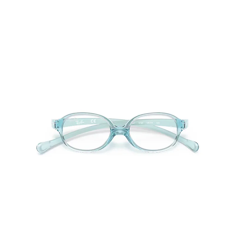 Rb1587 Optics Eyeglasses Red Frame Clear Lenses Polarized by Ray-Ban