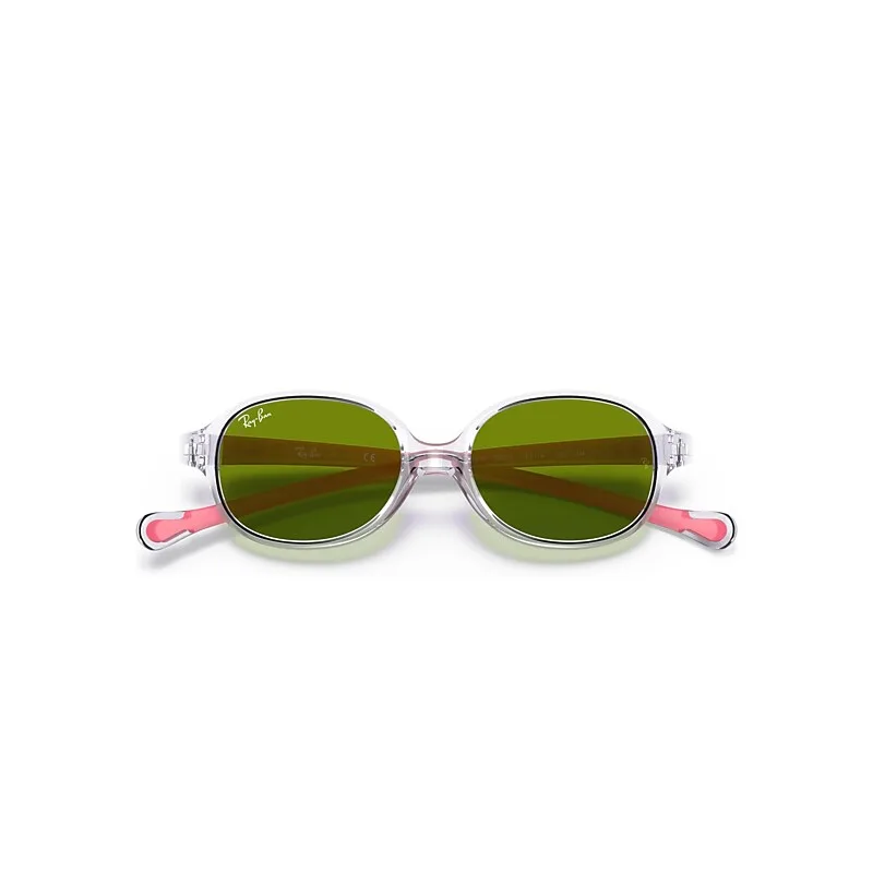Rb9187s Sunglasses Red Frame Green Lenses by Ray-Ban