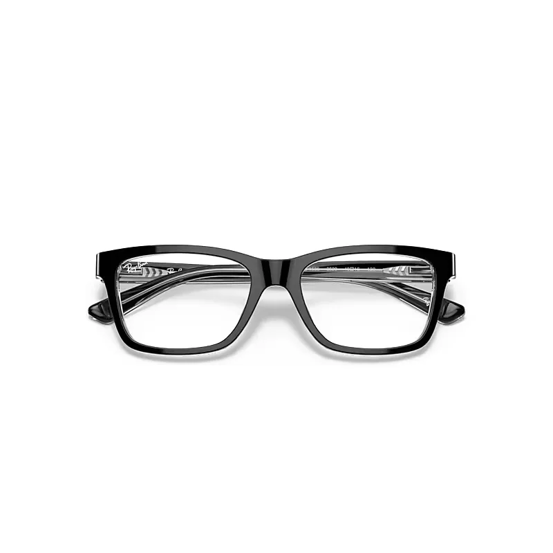 Rb1536 Optics Kids Eyeglasses Black Frame Clear Lenses Polarized by Ray-Ban