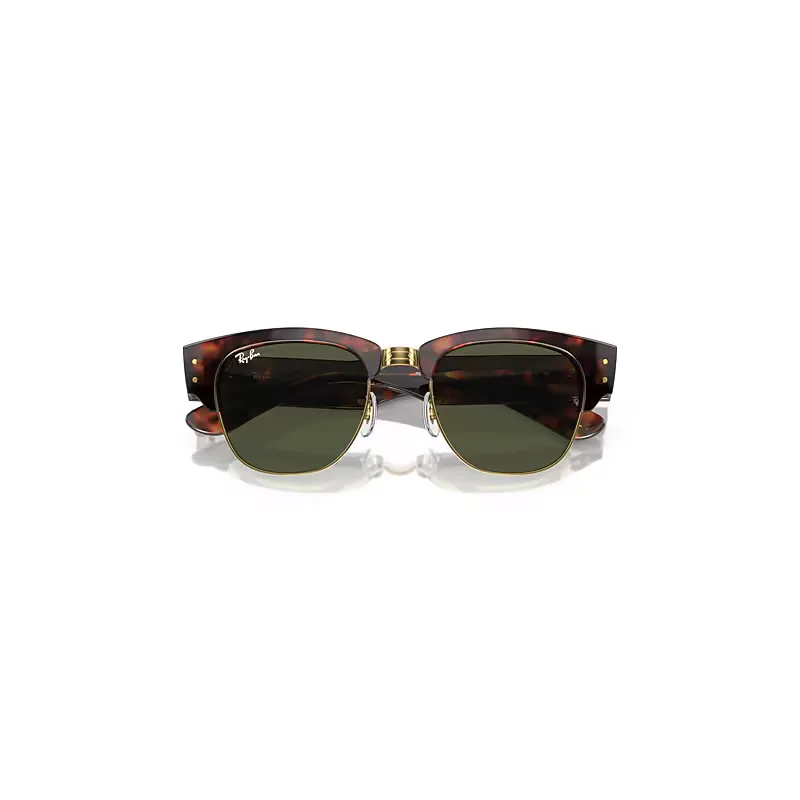 Mega Clubmaster Sunglasses Green Lenses