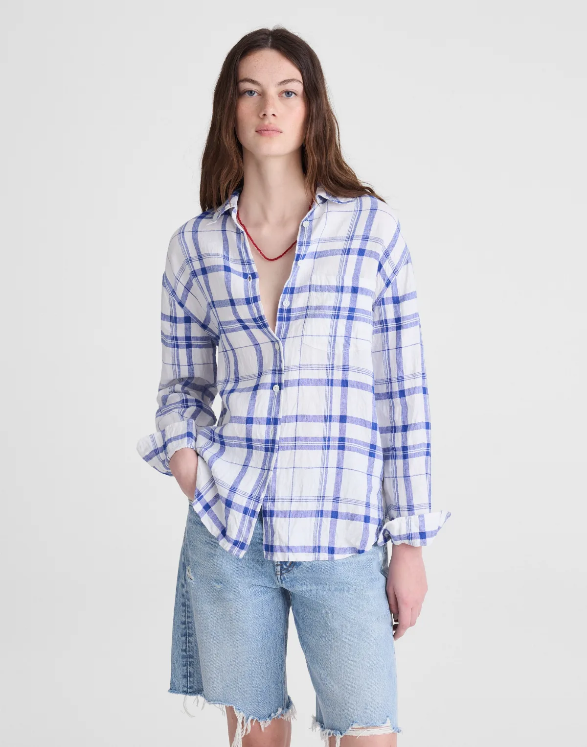 The Easy Shirt in 100% Linen by MW