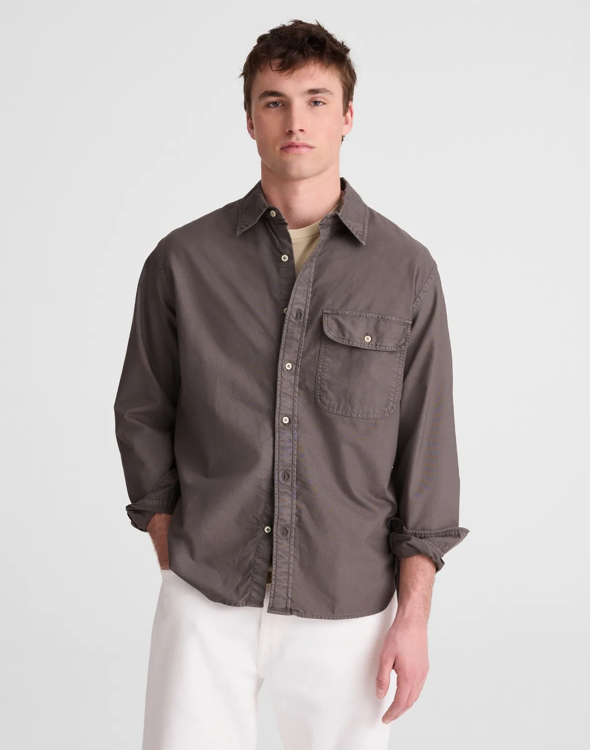 Single-Pocket Shirt in Allday Oxford