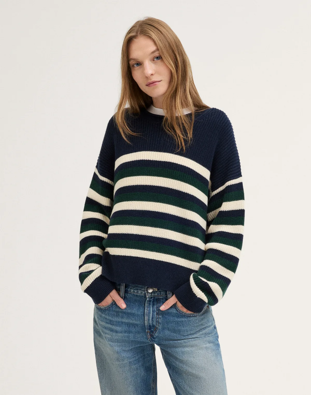 The Arden Crewneck Sweater in 100% Cotton