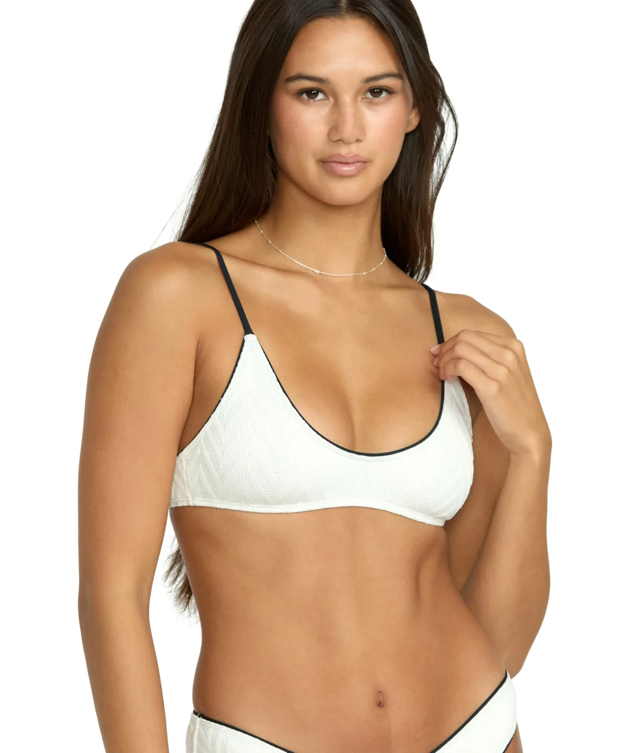 Baby V-Neck Cropped Bikini Top by Volcom