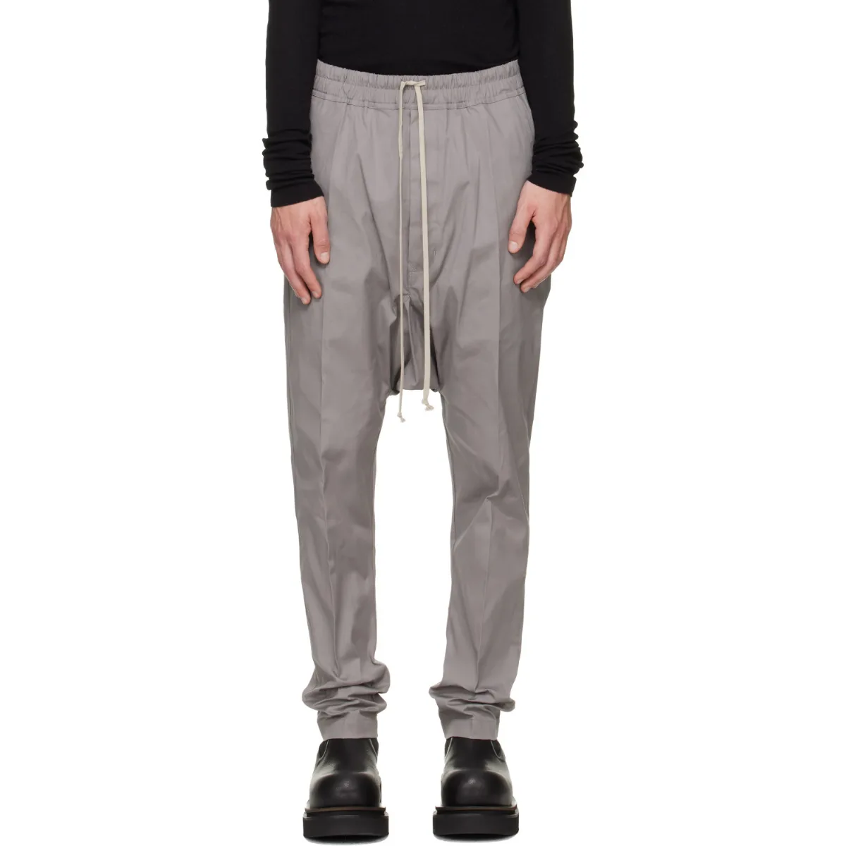 Tower Drawstring Long Trousers by Rick Owens