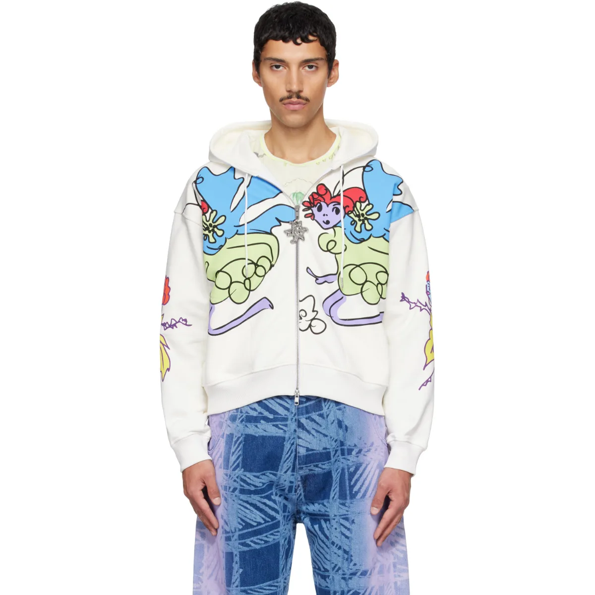Follow the Fairies Zip Hoodie by Chopova Lowena