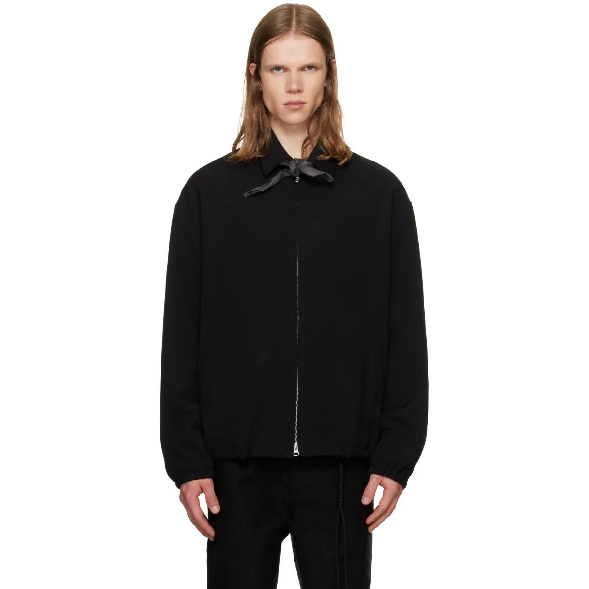 Slim Poly Gab Coach Jacket by Song for the Mute