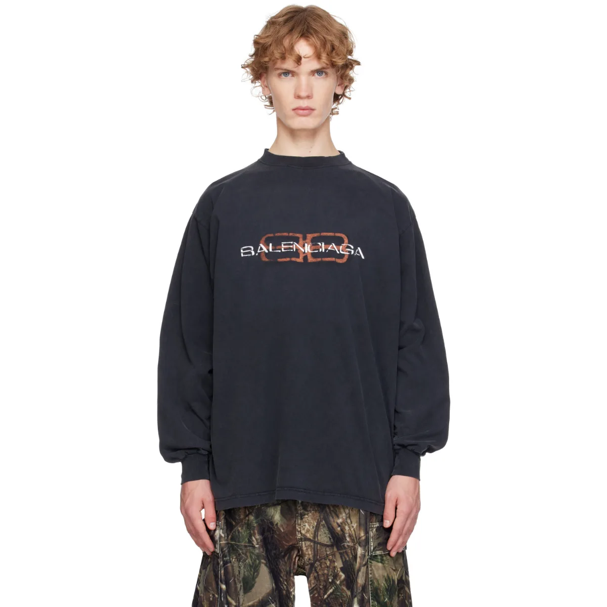 BB Stencil T-Shirt by Balenciaga