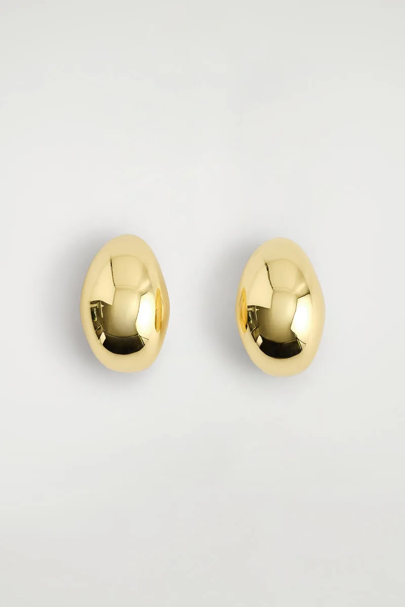 Curved Domed Earrings