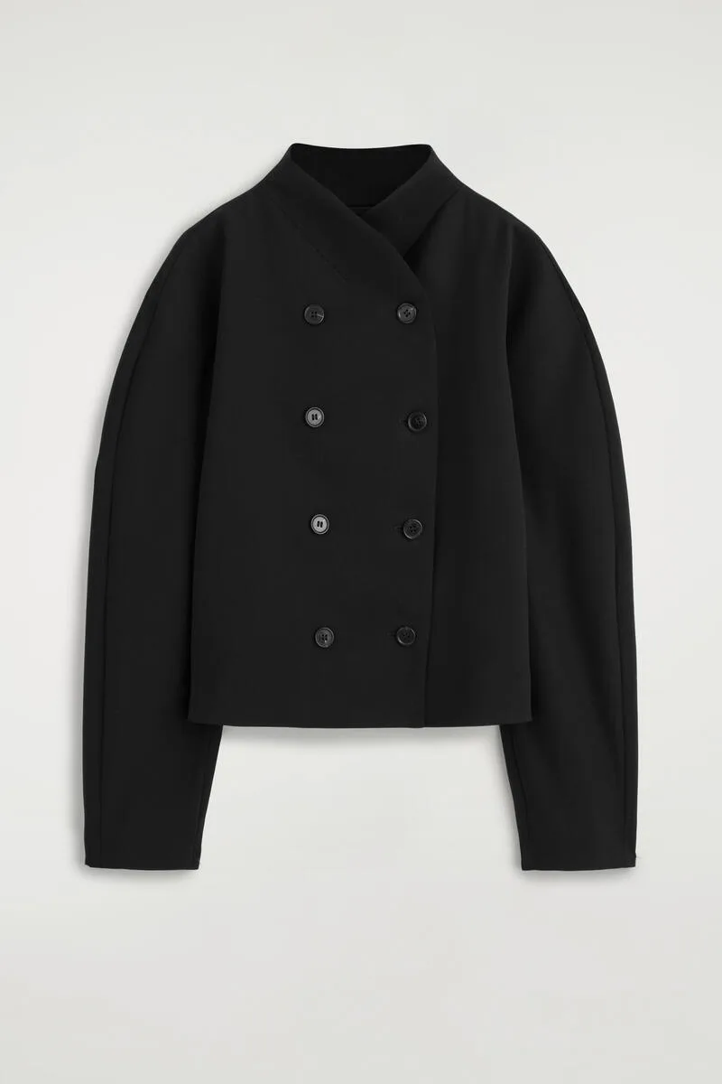 Sculpted Stand-Collar Jacket by COS