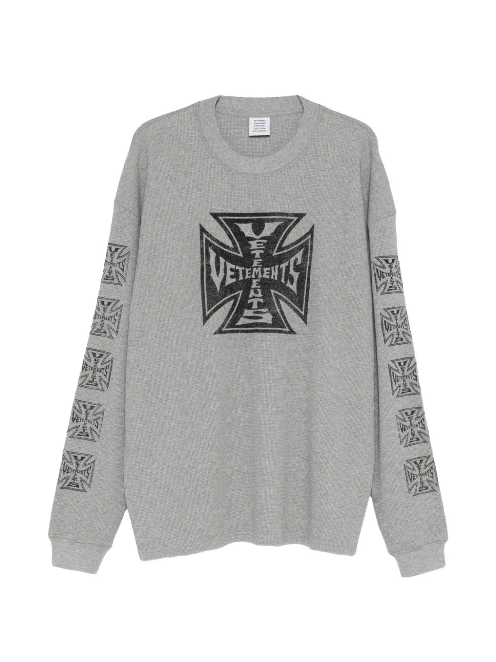 Biker Cross-Print T-Shirt by VETEMENTS