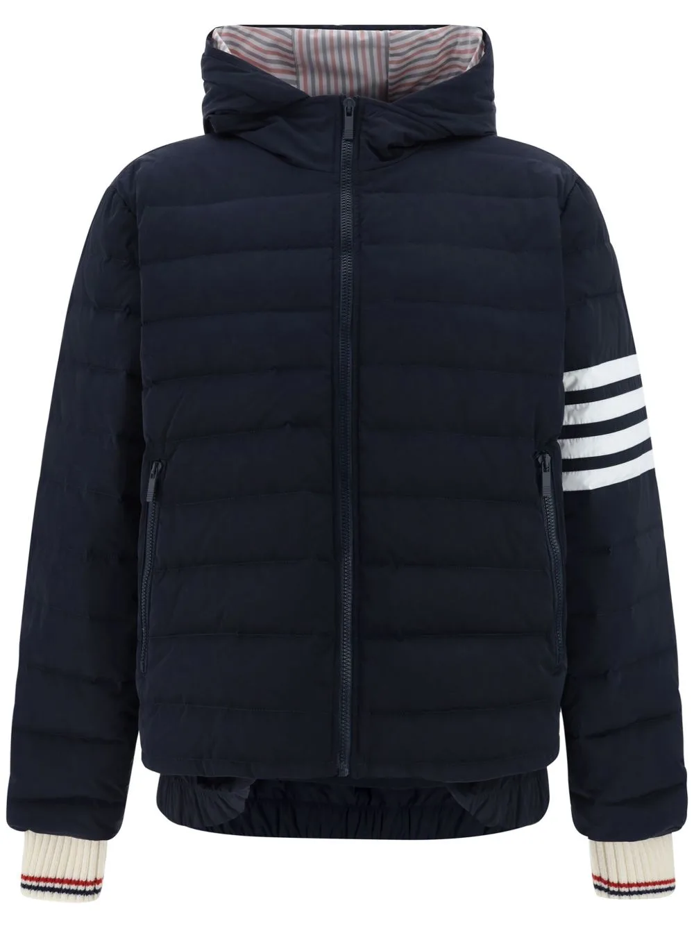 4-Bar Stripe Padded Jacket by Thom Browne