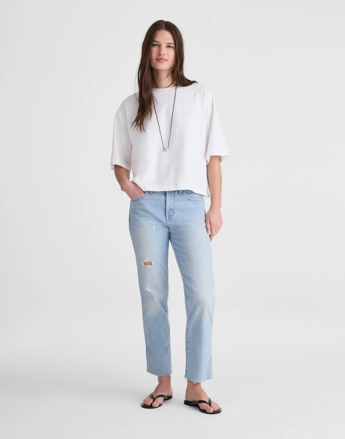 The Longline Straight Crop Jean by MW
