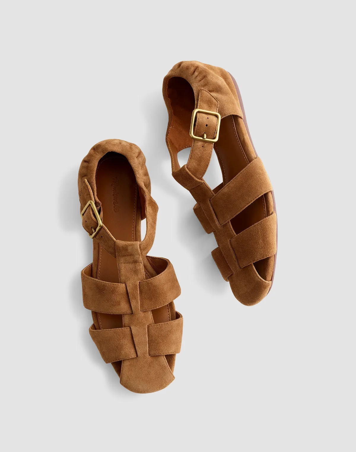 The Greta Fisherman Sandal in Suede by MW