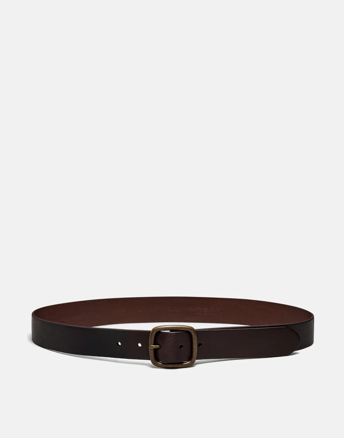 Leather Center-Bar Belt by MW