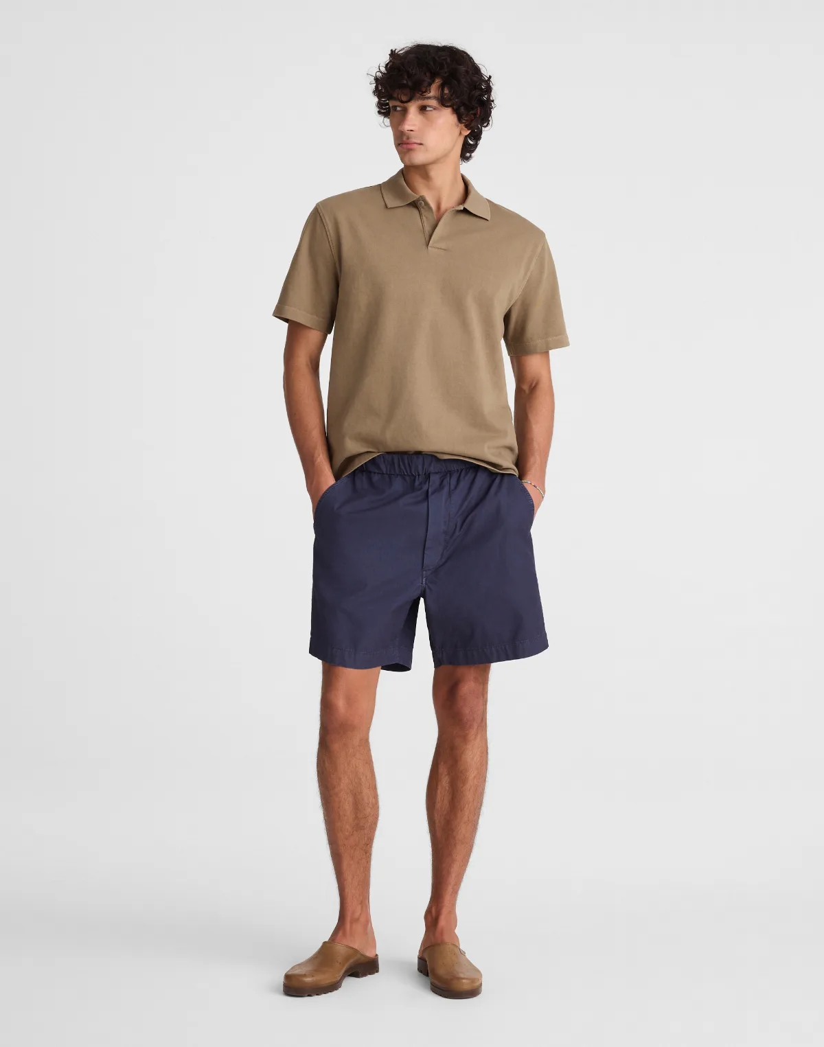 Pull-On Short in Poplin by MW