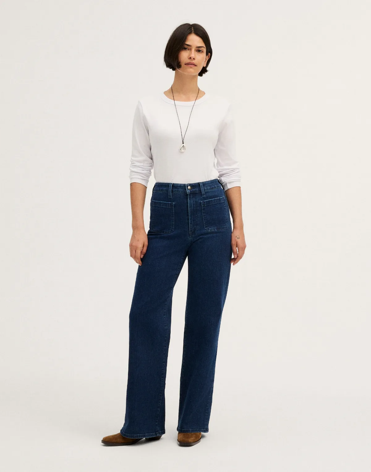 The Curvy Emmy Wide-Leg Jean by MW