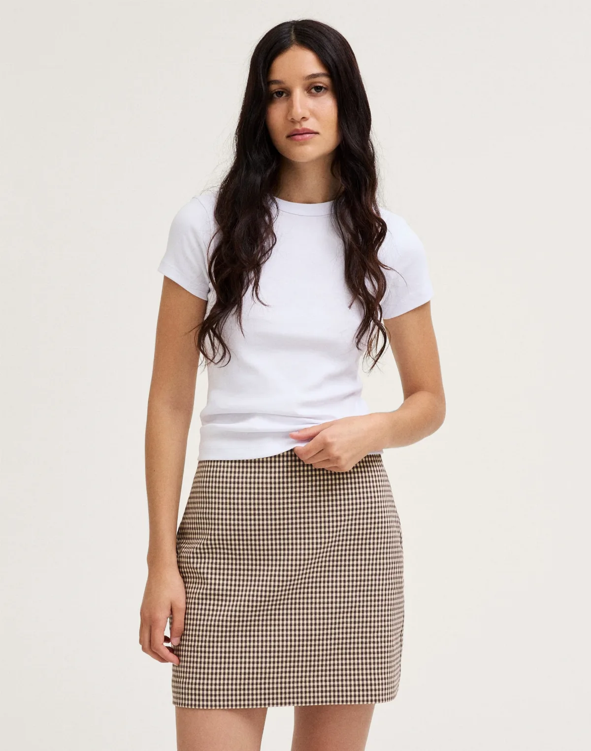 Back-Zip Mini Skirt by MW
