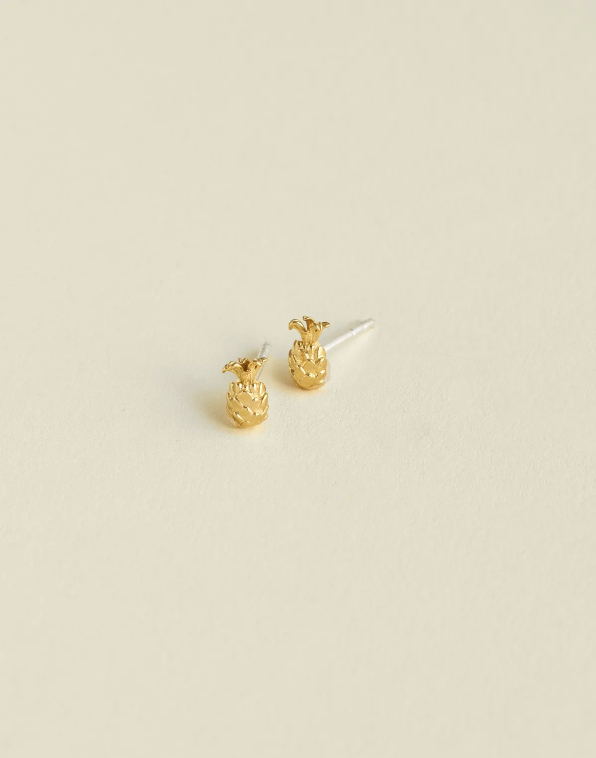 Demi-Fine Pineapple Stud Earrings by MW