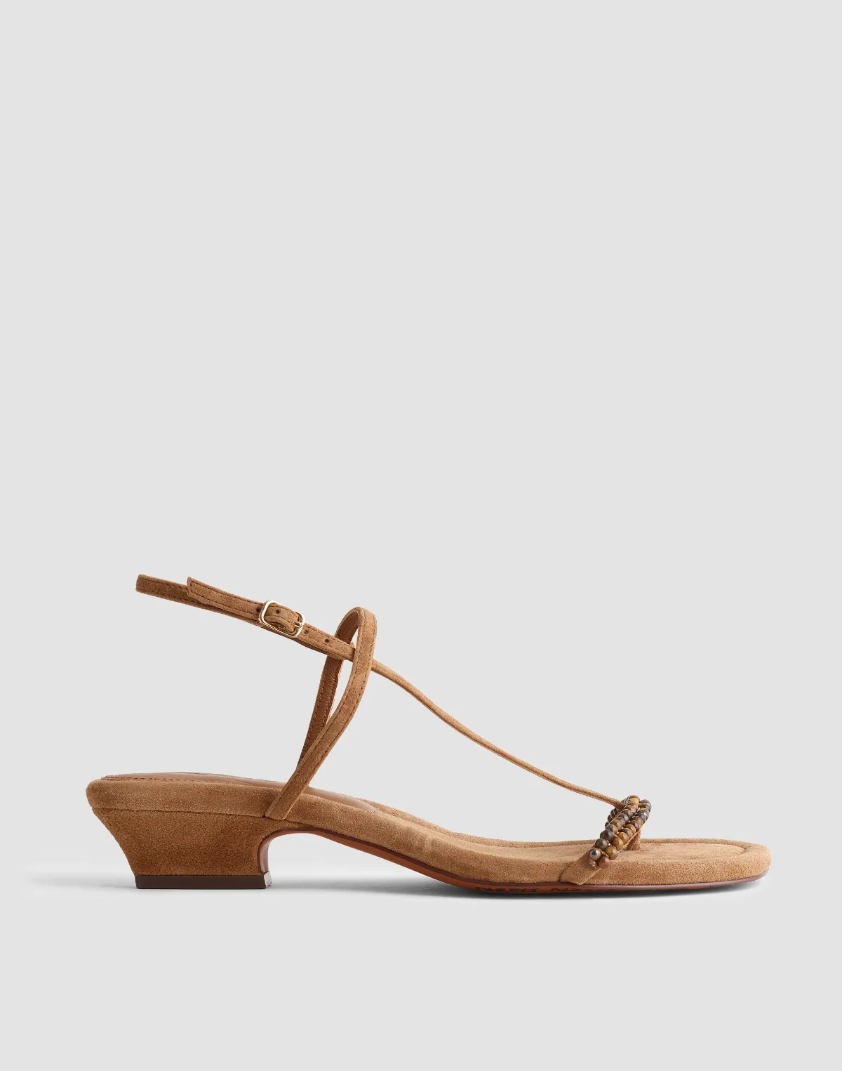 The Maycie Strappy Sandal in Suede by MW