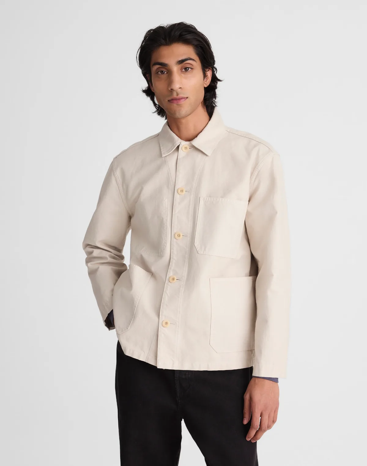 Chore Jacket in Reverse Sateen by MW
