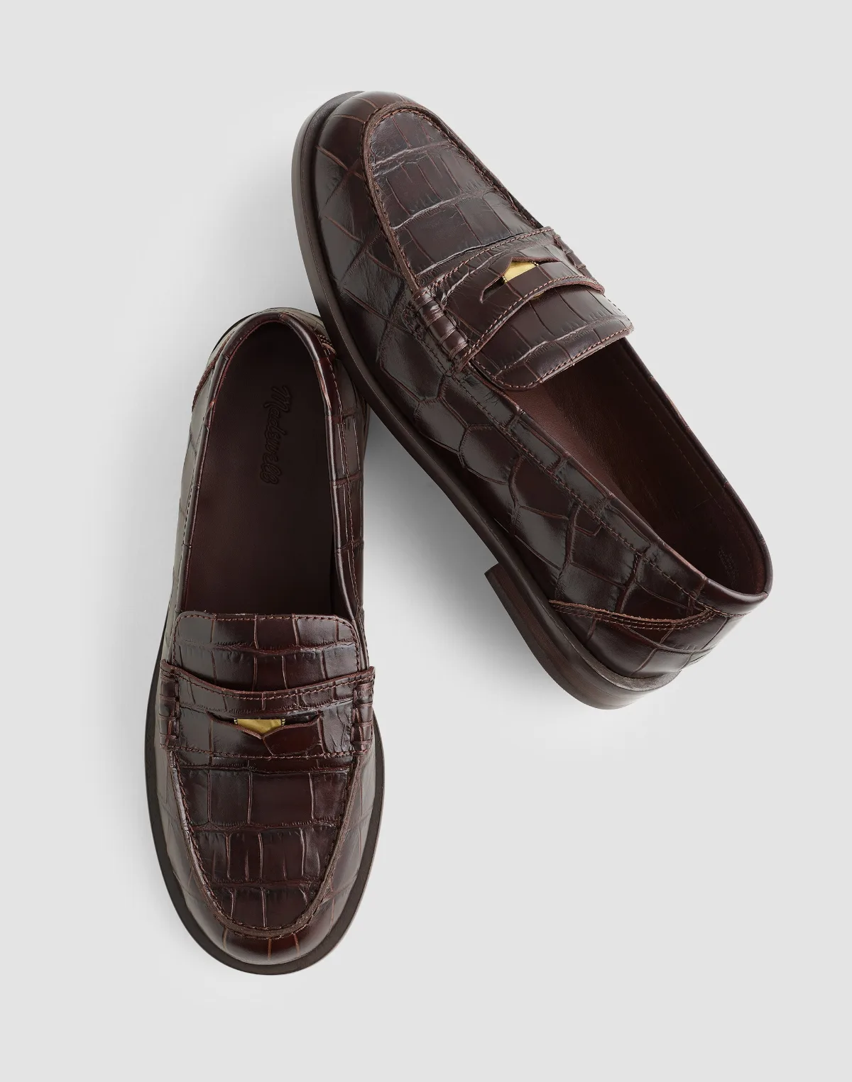 The Grayson Penny Loafer in Stamped Leather by MW